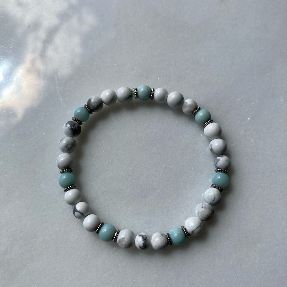 Howlite bracelet - Picture 6 of 6